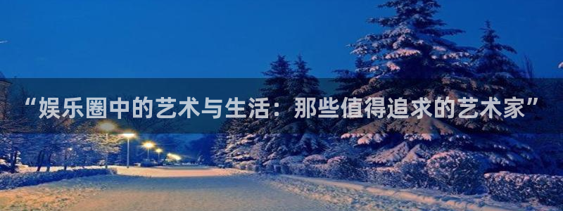 500网app是什么软件：“娱乐圈中的艺术与生活：那些值得追求的艺术家”